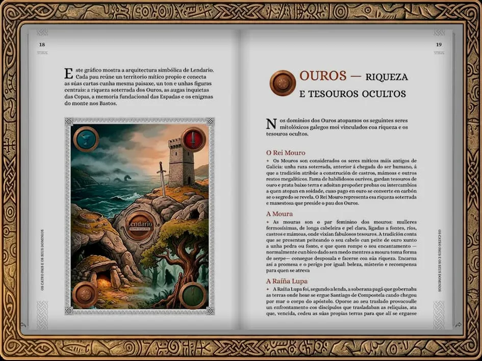 Portada do grimorio de Lendario