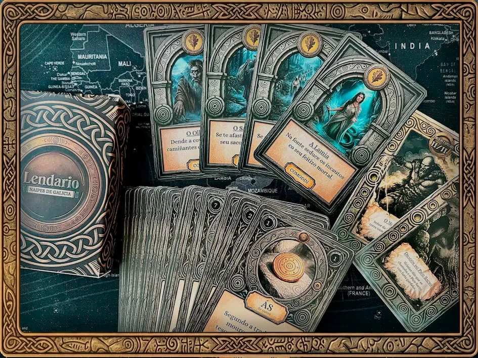 Cartas e estoxo do prototipo de Lendario